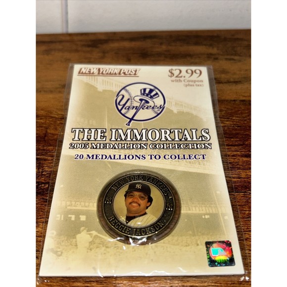 Reggie Jackson The Immortal’s 2005 Medallion Baseball Hall of Fame Yankees Coin - Picture 3 of 9